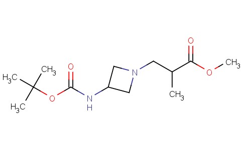 3-(3-TERT-BUTOXYCARBONYLAMINO-AZETIDIN-1-YL)-2-METHYL-PROPIONIC ACID METHYL ESTER